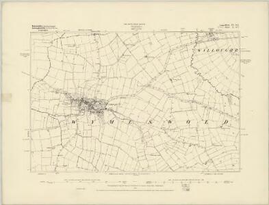 Nottinghamshire L.SW - OS Six-Inch Map
