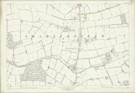 Suffolk XVIII.11 (includes: Brampton; Shadingfield; Sotterley; Stoven; Willingham St Mary) - 25 Inch Map