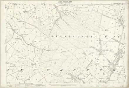 Lancashire LXXII.7 (includes: Bacup; Rawtenstall) - 25 Inch Map