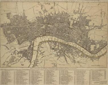 BOWLES'S Reduced NEW POCKET PLAN of the CITIES of LONDON and WESTMINSTER, with the BOROUGH of SOUTHWARK, exhibiting the NEW BUILDINGS to the YEAR 1783.
