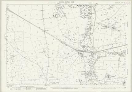 Devon XXII.1 (includes: Bishops Nympton; North Molton; South Molton) - 25 Inch Map