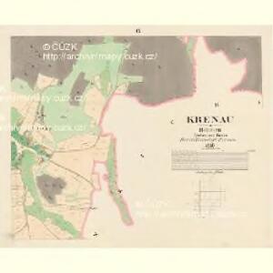 Krenau - c3622-1-009 - Kaiserpflichtexemplar der Landkarten des stabilen Katasters