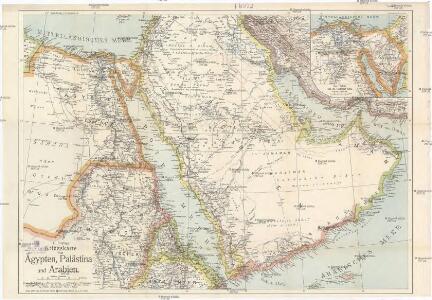 G. Freytags Kriegskarte von Ägypten, Palästina und Arabien