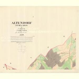 Altendorf (Stara Wes) - m2855-1-001 - Kaiserpflichtexemplar der Landkarten des stabilen Katasters
