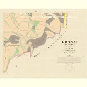 Krönau - m1384-1-005 - Kaiserpflichtexemplar der Landkarten des stabilen Katasters