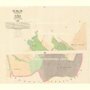 Ziakau (Ziakawa) - c9327-1-001 - Kaiserpflichtexemplar der Landkarten des stabilen Katasters