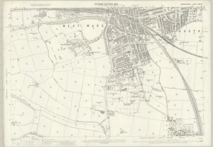 Warwickshire XXXIII.15 (includes: Leamington; Warwick; Whitnash) - 25 Inch Map