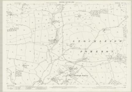 Devon LV.12 (includes: Cheriton Fitzpaine; Stockleigh Pomeroy) - 25 Inch Map