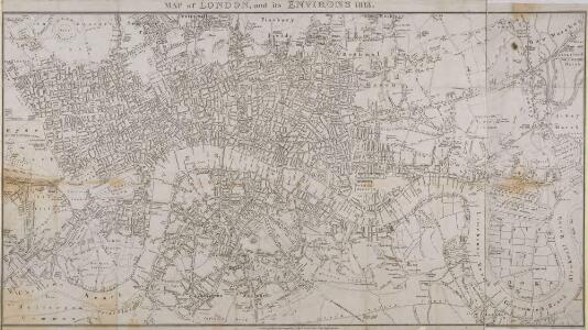 MAP of LONDON and its ENVIRONS 203