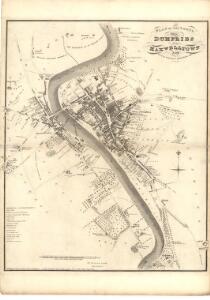 Plan of the Towns of Dumfries and Maxwelltown from actual survey.