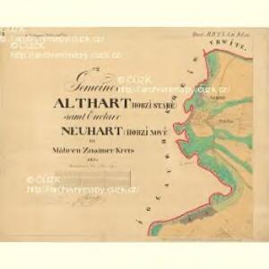Althart - m2852-1-001 - Kaiserpflichtexemplar der Landkarten des stabilen Katasters