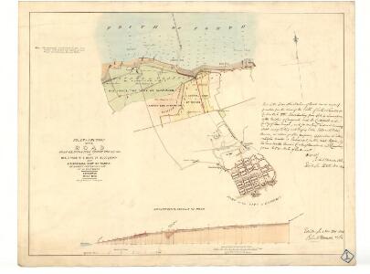 Plan & section of the road from Granton Pier through the lands of His Grace The Duke of Buccleuch.