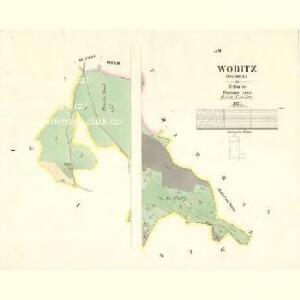 Woditz (Wodice) - c8716-1-001 - Kaiserpflichtexemplar der Landkarten des stabilen Katasters