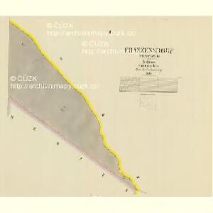 Franzensdorf (Frantissek) - c1682-1-003 - Kaiserpflichtexemplar der Landkarten des stabilen Katasters