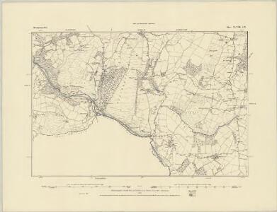 Montgomeryshire XLVII.NE - OS Six-Inch Map
