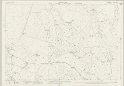 Derbyshire XXI.12 (includes: Hartington upper Quarter; Hollinsclough; Quarnford) - 25 Inch Map