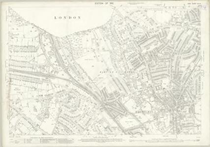 Kent VII.16 (includes: Beckenham; Bromley; Lewisham) - 25 Inch Map