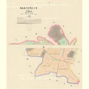 Klenowitz - c3149-1-001 - Kaiserpflichtexemplar der Landkarten des stabilen Katasters