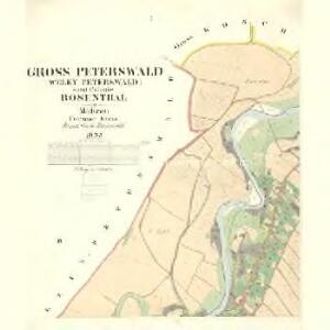 Gross Peterswald (Velky Peterswald) - m2280-1-001 - Kaiserpflichtexemplar der Landkarten des stabilen Katasters