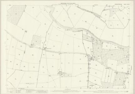 Worcestershire XLII.13 (includes: Bricklehampton; Cropthorne; Fladbury; Hill and Moor; Little Comberton; Wick) - 25 Inch Map