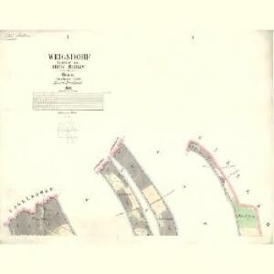 Weigsdorf - c8612-2-001 - Kaiserpflichtexemplar der Landkarten des stabilen Katasters