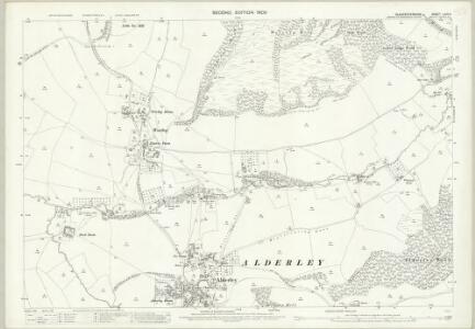 Gloucestershire LXIV.4 (includes: Alderley; Hawkesbury; Ozleworth; Wotton under Edge) - 25 Inch Map