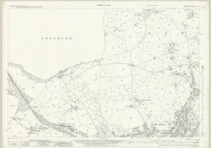 Derbyshire V.14 (includes: Disley; Marple; New Mills) - 25 Inch Map