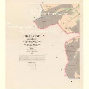 Przedmesty (Předmestj) - c6172-1-002 - Kaiserpflichtexemplar der Landkarten des stabilen Katasters