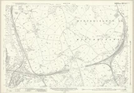 Monmouthshire XXII.14 (includes: Bedwas; Bedwellty; Gelli Gaer; Mynyddislwyn) - 25 Inch Map
