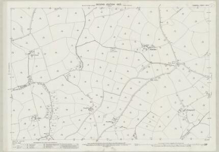 Cornwall LXV.4 (includes: Ruan Lanihorne; Veryan) - 25 Inch Map