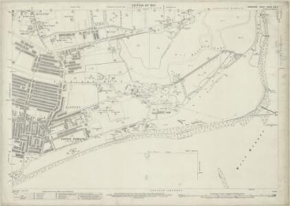 Hampshire and Isle of Wight LXXXIV.9 & 13 (includes: Havant; Portsmouth) - 25 Inch Map