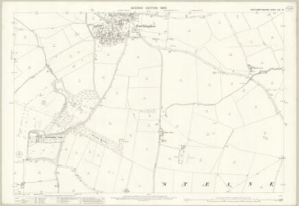 Northamptonshire LVIII.16 (includes: Farthinghoe; Newbottle) - 25 Inch Map
