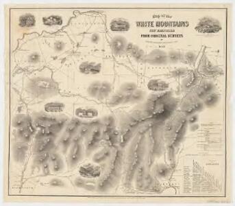 Map of the White Mountains, New Hampshire : from original surveys