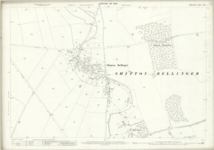 Hampshire and Isle of Wight XXII.7 (includes: Shipton Bellinger) - 25 Inch Map