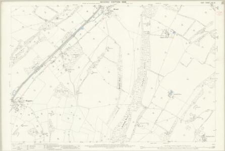 Kent LVII.13 (includes: Barham; Denton; Elham) - 25 Inch Map