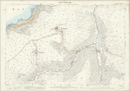 Devon II.14 (includes: Martinhoe; Parracombe; Trentishoe) - 25 Inch Map