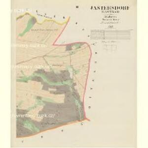 Jastersdorf (Gastřab) - m1076-1-003 - Kaiserpflichtexemplar der Landkarten des stabilen Katasters