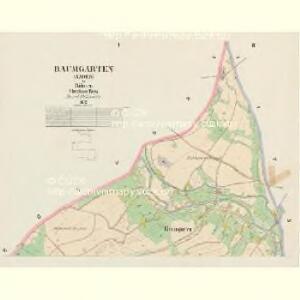 Baumgarten (Sadek) - c6732-1-001 - Kaiserpflichtexemplar der Landkarten des stabilen Katasters