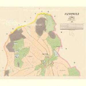 Janowitz - c2759-1-001 - Kaiserpflichtexemplar der Landkarten des stabilen Katasters