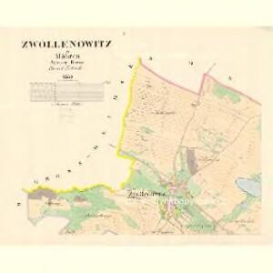 Zwollenowitz - m3619-1-001 - Kaiserpflichtexemplar der Landkarten des stabilen Katasters