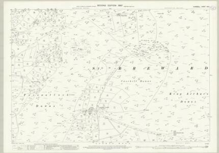 Cornwall XX.8 (includes: St Breward) - 25 Inch Map