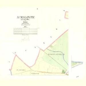 Aumislowitz (Aumislowic) - c8250-1-002 - Kaiserpflichtexemplar der Landkarten des stabilen Katasters