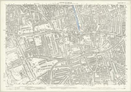 London (Edition of 1894-96) CIII (includes: Camberwell) - 25 Inch Map