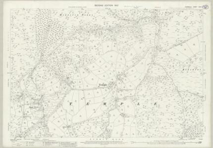 Cornwall XXVII.1 (includes: Blisland; Cardinham; St Neot; Warleggan) - 25 Inch Map