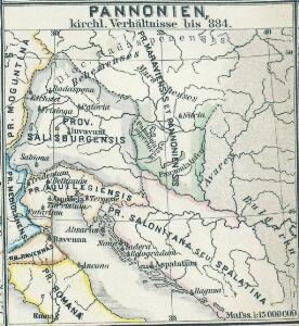 Pannonien kirchl. Verhältnisse bis 884