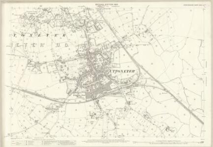 Staffordshire XXXII.2 (includes: Uttoxeter) - 25 Inch Map