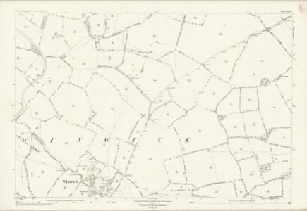 Northamptonshire XXIX.8 (includes: Cold Ashby; West Haddon; Winwick) - 25 Inch Map
