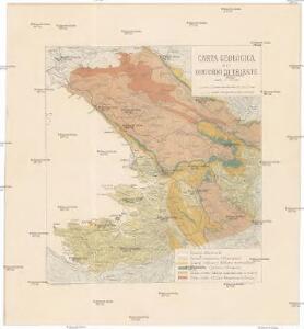 Carta geologica dei dintorni di Trieste