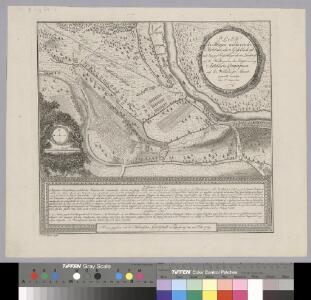 Plan der Attaques, welche von der Militarischen Gesellschaft, mit Zuzug Freywilliger ab der Landschaft auf die Wachtposten des Lagers von drey Artillerie-Compagnien auf der Wollishofer Alment gemacht worden, den 6.ten Augustus 1776