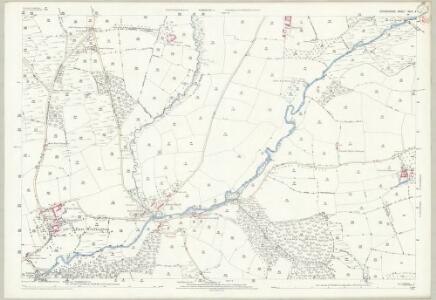 Devon XLIII.4 (includes: East Worlington; Thelbridge; Witheridge) - 25 Inch Map